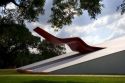 A concert hall in Parque do Lbirapuera, Sao Paulo, Brazil.