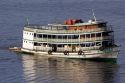 Amazon river boat at Manaus, Brazil.