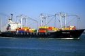 Container ship in Charleston, South Carolina.