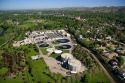 Aerial view of a sewage treatment plant in Boise, Idaho.