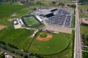 Aerial view of Eagle High School in Eagle, Idaho.