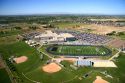 Aerial view of Eagle High School in Eagle, Idaho.