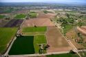 Aerial view of farmland in Canyon County, Idaho.