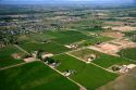 Aerial view of farmland in Canyon County, Idaho.