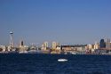 The cityscape of Seattle, Washington.