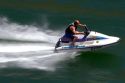 Jet skiing at Lucky Peak Reservior near Boise, Idaho.