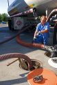 Gasoline being delivered to a gas station in Boise, Idaho.