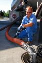Gasoline being delivered to a gas station in Boise, Idaho.