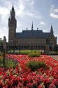 The Peace Palace at The Hague in the province of South Holland, Netherlands.