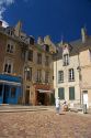 Street scene in the commune of Bayeux in the region of Basse-Normandie, Normandy, France.
