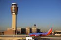 Control tower at the Phoenix Sky Harbor International Airpot, Arizona.