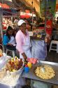A street vendor selling hominy in Mexico City, Mexico.