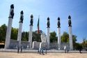 The Monument of the Heroic Cadets in Chapultepec Park in Mexico City, Mexico.