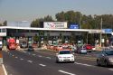 A toll plaza on Highway 95 in Mexico.