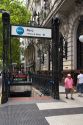 Buenos Aires Metro entrance at Plaza de Mayo in Argentina.