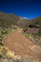 The Mendoza River in the Andes Mountain Range, Argentina.