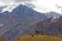 Mount Aconcagua in the Andes Mountain Range, Argentina.