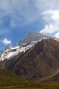 Mount Aconcagua in the Andes Mountain Range, Argentina.