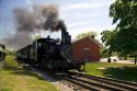 Torch Lake steam locomotive at the Smith's Creek Depot in Greenfield Village at The Henry Ford in Dearborn, Michigan.