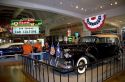 Franklin D. Roosevelt Sunshine Special 1939 Lincoln presidential limousine in The Henry Ford Museum at Dearborn, Michigan.