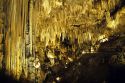 Interior of the Caves of Nerja close to the town of Nerja in Andalusia, Spain.