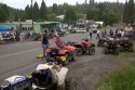 All terrain vehicle rally at Elk River, Idaho.