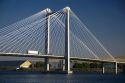 The Ed Hendler Bridge spans the Columbia River between Pasco and Kennewick in southeastern Washington.
