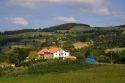 Rural farm near the town of Bermeo in the province of Biscay, Basque Country, Northern Spain.