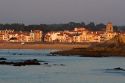 Commune of Saint-Jean-de-Luz at sunset, Pyrenees Atlantiques, French Basque Country, Southwest France.