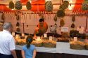 Vendor selling nuts and candy in the town of Ribadesella, Asturias, northern Spain.