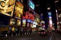 Times Square at night in Manhattan, New York City, New York, USA.