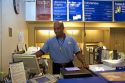 Postal worker at a post office in Boise, Idaho, USA. MR