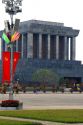 The Ho Chi Minh Mausoleum in Hanoi, Vietnam.