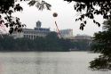 Hoan Kiem Lake in Hanoi, Vietnam.