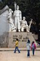 A monument to Vietnamese soldiers in Hanoi, Vietnam.