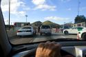 United States Border Patrol checkpoint on Interstate 8 west of El Centro, California.