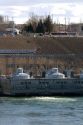 C.J. Strike Dam turbines generating electricity on the Snake River near Grand View, Idaho, USA.