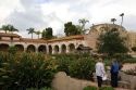 Courtyard at Mission San Juan Capistrano, California, USA.