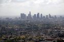 View of Los Angeles and smog from the Griffith Observatory, Los Angeles, California, USA.
