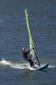 Windsurfing on the Columbia River at Hood River, Oregon, USA.