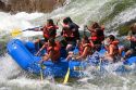 Whitewater rafting the main Payette River in southwestern Idaho, USA.