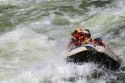 Whitewater rafting the main Payette River in southwestern Idaho, USA.