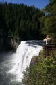 Upper Mesa Falls on the Henrys Fork of the Snake River in Fremont County, Idaho, USA.