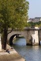Pont de la Tournelle, arch bridge spanning the river Seine in Paris, France.