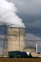 The Cattenom Nuclear Power Plant located in the Cattenom commune along the Moselle River in France.