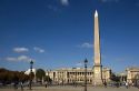 The Obelisk of Luxor located in the Place de la Concorde in Paris, France.