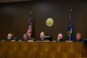 Courtroom scene showing the five members of the Idaho Supreme Court at Twin Falls, Idaho. 11/5/09