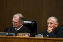 Courtroom scene showing members of the Idaho Supreme Court at Twin Falls, Idaho. 11/5/09