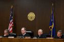 Courtroom scene showing members of the Idaho Supreme Court at Twin Falls, Idaho. 11/5/09