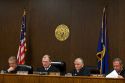 Courtroom scene showing members of the Idaho Supreme Court at Twin Falls, Idaho. 11/5/09